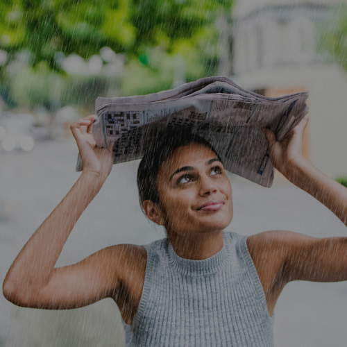 Peinados fáciles para días de lluvia