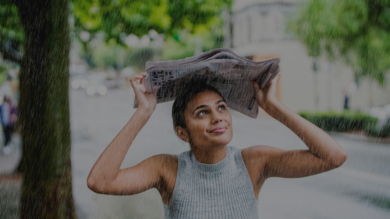 Peinados fáciles para hacer frente a los días de lluvia